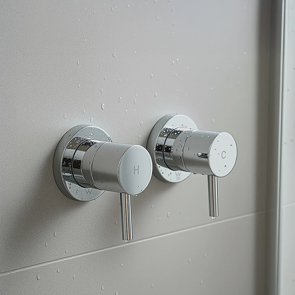 Bathroom Shower Bath Hot and Cold Mixer WATERMARK Certified in Chrome V63-847861