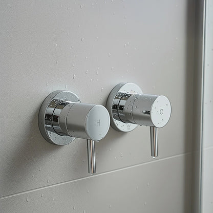 Bathroom Shower Bath Hot and Cold Mixer WATERMARK Certified in Chrome V63-847861
