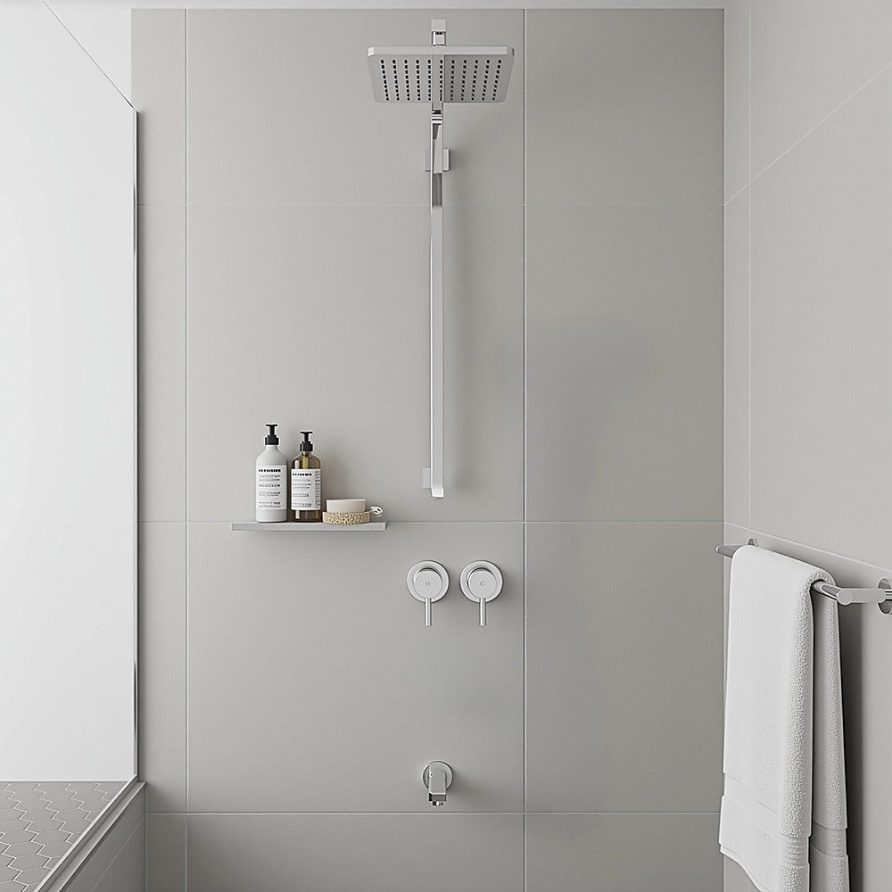 Bathroom Shower Bath Hot and Cold Mixer WATERMARK Certified in Chrome V63-847861