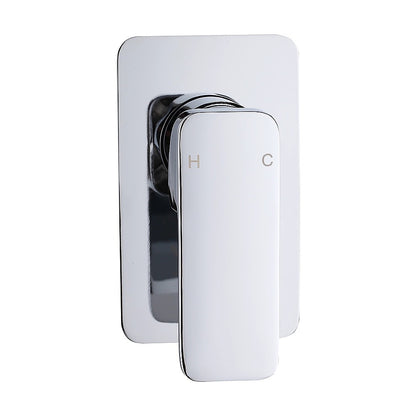 Single Square Shower Bath Mixer Tap Bathroom WATERMARK Approved in Chrome V63-847951