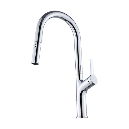 Kitchen Laundry Bathroom Basin Sink Pull Out Mixer Tap Faucet in Chrome V63-847981