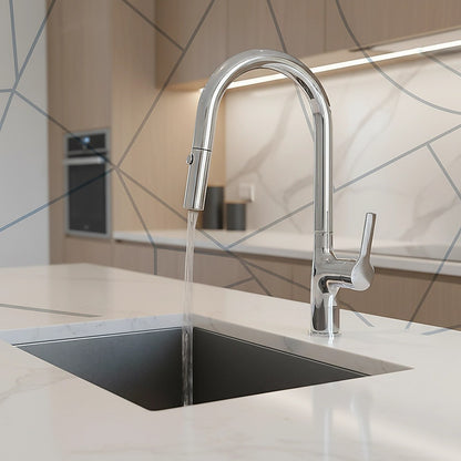 Kitchen Laundry Bathroom Basin Sink Pull Out Mixer Tap Faucet in Chrome V63-847981