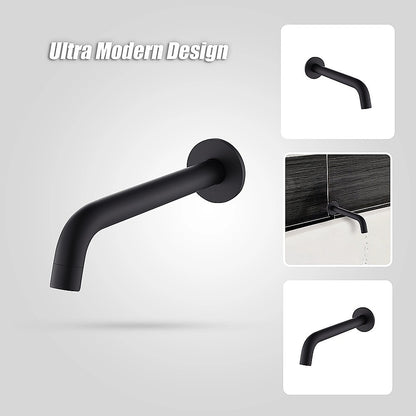 220mm Bath Spout in Matte Black Finish V63-848041