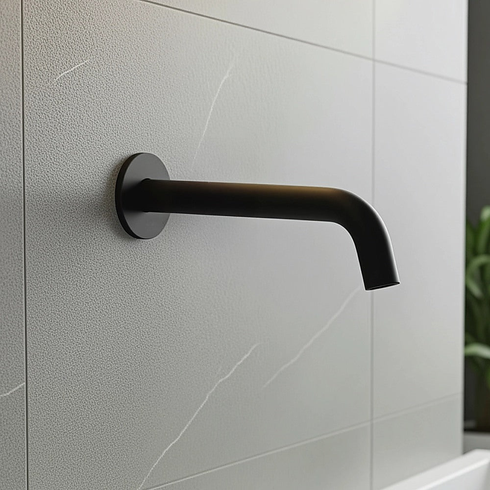 220mm Bath Spout in Matte Black Finish V63-848041