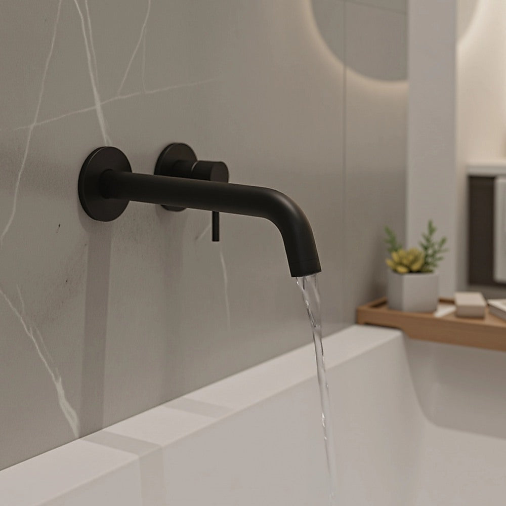 220mm Bath Spout in Matte Black Finish V63-848041