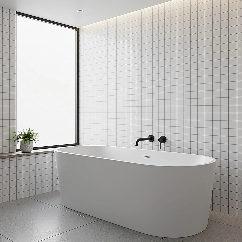 220mm Bath Spout in Matte Black Finish V63-848041