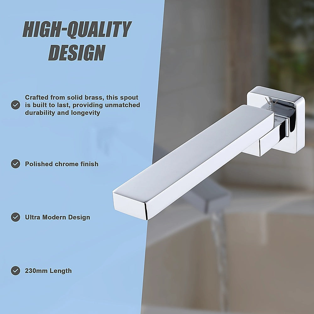 Bath In Wall Swivel Spout in Polished Chrome Finish V63-848061