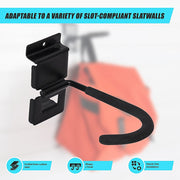 Garage Slatwall Retail Store Display Wall Mount Storage J Hooks V63-848131