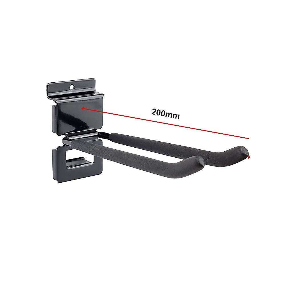 Garage Slatwall Retail Store Display Wall Mount Storage Double Hooks V63-848151