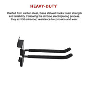 Garage Slatwall Retail Store Display Wall Mount Storage Double Hooks V63-848151