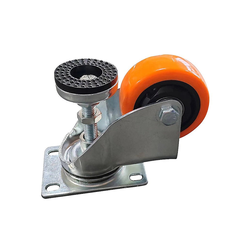 Leveling Casters Swivel Wheels Set of 4, 360 kg Total Load Capacity V63-848161