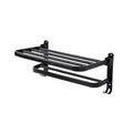 Towel Rack Folding Holder with Hook Accessories Wall Hanger Aluminium Bar Shelf V63-848211