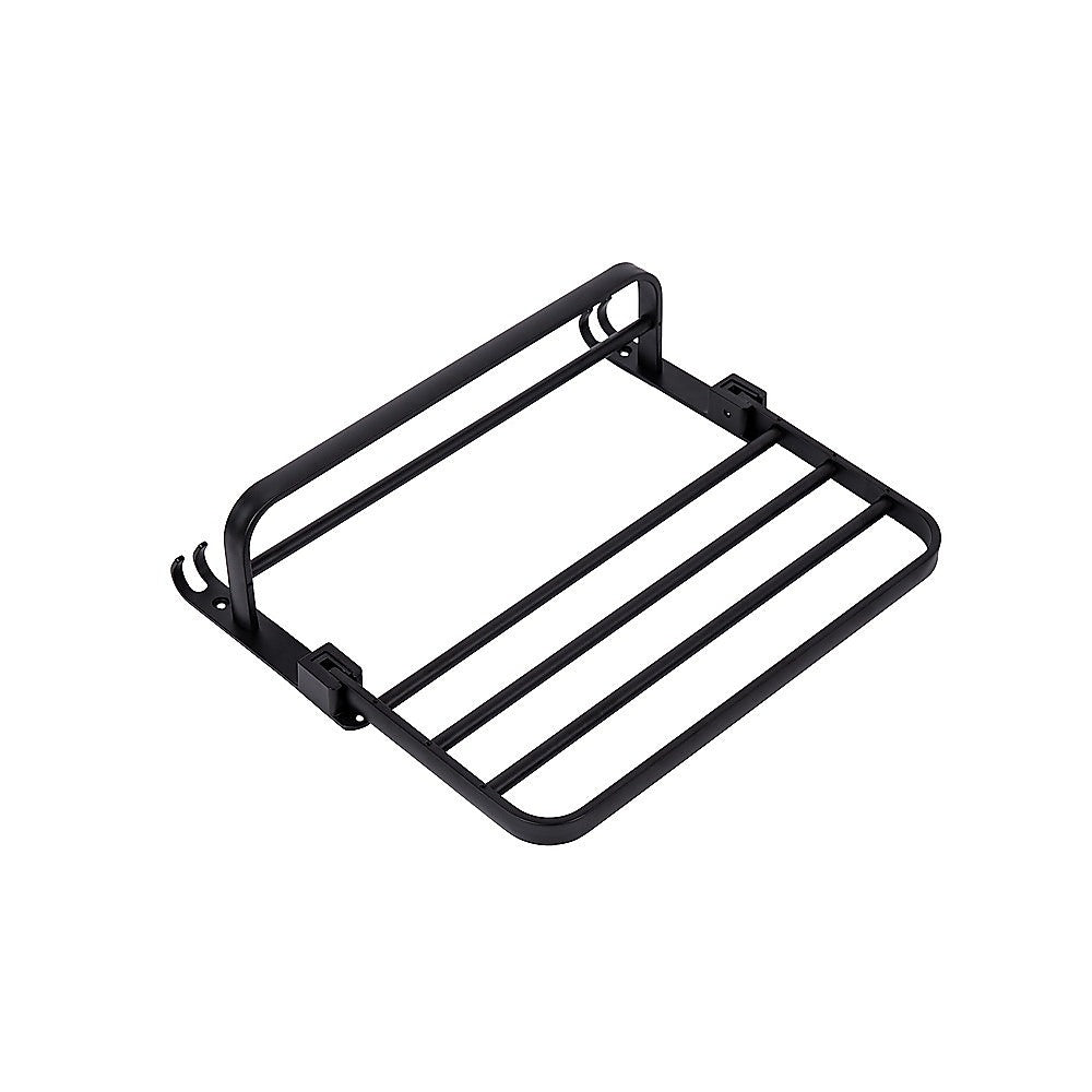 Towel Rack Folding Holder with Hook Accessories Wall Hanger Aluminium Bar Shelf V63-848211