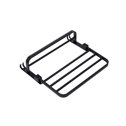 Towel Rack Folding Holder with Hook Accessories Wall Hanger Aluminium Bar Shelf V63-848211