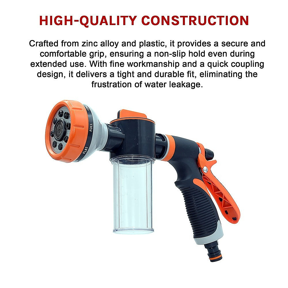 Garden Hose Nozzle Pet Shower Car Wash Leak-Proof Hose Hand Sprayer Switch V63-848221