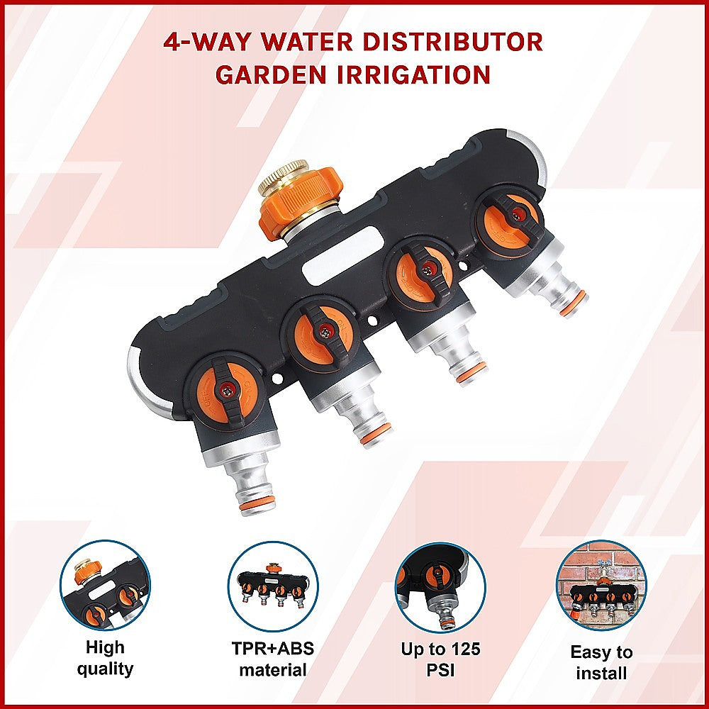4-Way Water Distributor Garden Irrigation V63-848231