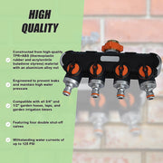 4-Way Water Distributor Garden Irrigation V63-848231