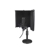 3 Panels Microphone Isolation Shield Mic Sound Absorbing Foam Reflector V63-848241