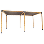 Roof Pergola Gazebo Shed Matte Black Steel Brackets and Black Screen DIY Kits V63-848271