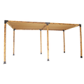 Roof Pergola Gazebo Shed Matte Black Steel Brackets and Coffee Screen DIY Kits V63-848281
