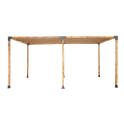 Roof Pergola Gazebo Shed Matte Black Steel Brackets and Coffee Screen DIY Kits V63-848281