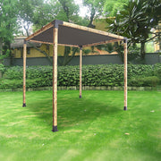 Roof Pergola Gazebo Shed Matte Black Steel Brackets and Black Screen DIY Kits V63-848291