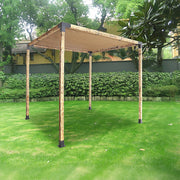 Roof Pergola Gazebo Shed Matte Black Steel Brackets and Coffee Screen DIY Kits V63-848301