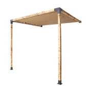 Roof Pergola Gazebo Shed Matte Black Steel Brackets and Coffee Screen DIY Kits V63-848321