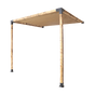 Roof Pergola Gazebo Shed Matte Black Steel Brackets and Coffee Screen DIY Kits V63-848321
