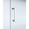40mm Adjustable Contemporary Corner Sliding Chrome Shower Screen 116x80cm V63-848651