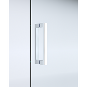 40mm Adjustable Contemporary Corner Sliding Chrome Shower Screen 90x92cm V63-848751