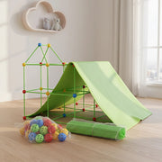 217pcs Kids Construction Fort Building Kit Castles 3D Play House Tent Toys V63-849541