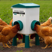 Chicken Feeder Water Food Treadle Poultry Feeding 12KG Large Capacity 11L V63-849551