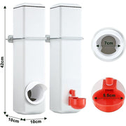Chicken Bird Feeder Water Dispenser Automatic Waterer Poultry Food Drinker 4L V63-849561