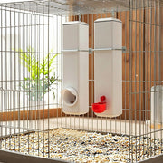 Chicken Bird Feeder Water Dispenser Automatic Waterer Poultry Food Drinker 4L V63-849561