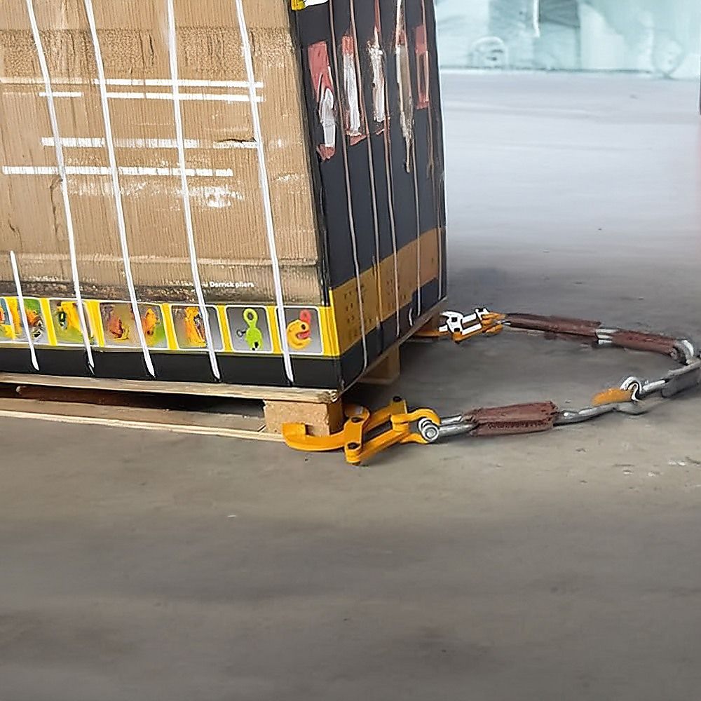 Steel Single Scissor Pallet Puller Clamp 1 Ton Capacity Pallet Grabber V63-849581