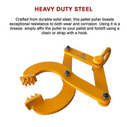 Steel Single Scissor Pallet Puller Clamp 1 Ton Capacity Pallet Grabber V63-849581