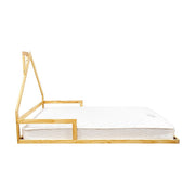 Pine Wood Floor Bed House Frame for Kids and Toddlers V63-849591