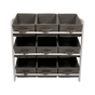 Kids Toy Box Storage Unit Drawers Childrens Bedroom Shelf Baby Nursery Furniture Grey V63-849661