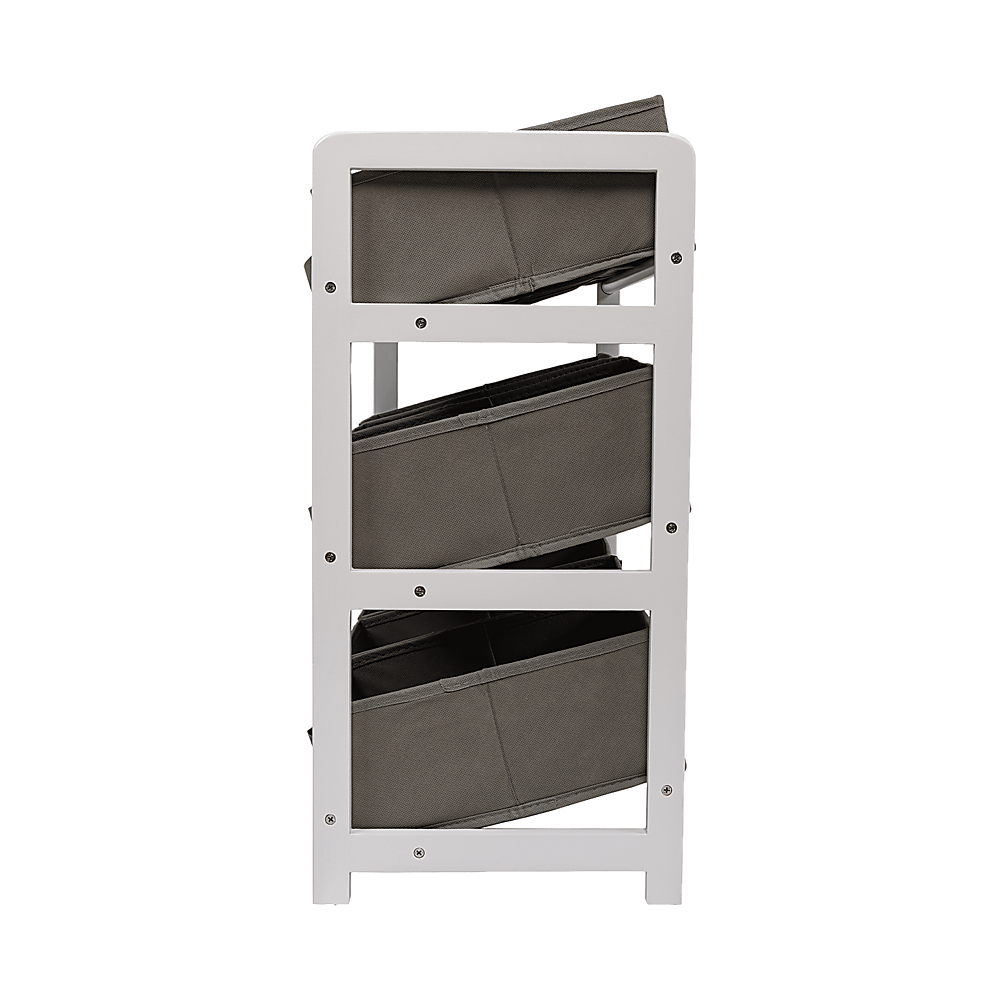 Kids Toy Box Storage Unit Drawers Childrens Bedroom Shelf Baby Nursery Furniture Grey V63-849661