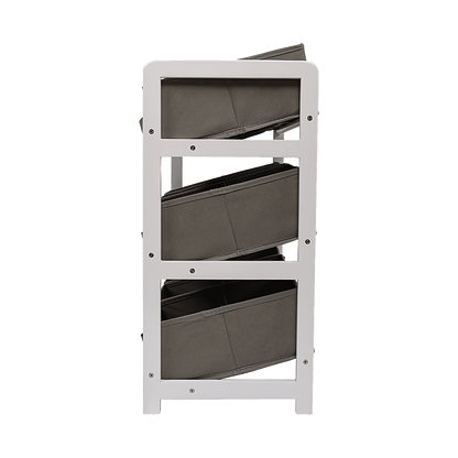 Kids Toy Box Storage Unit Drawers Childrens Bedroom Shelf Baby Nursery Furniture Grey V63-849661