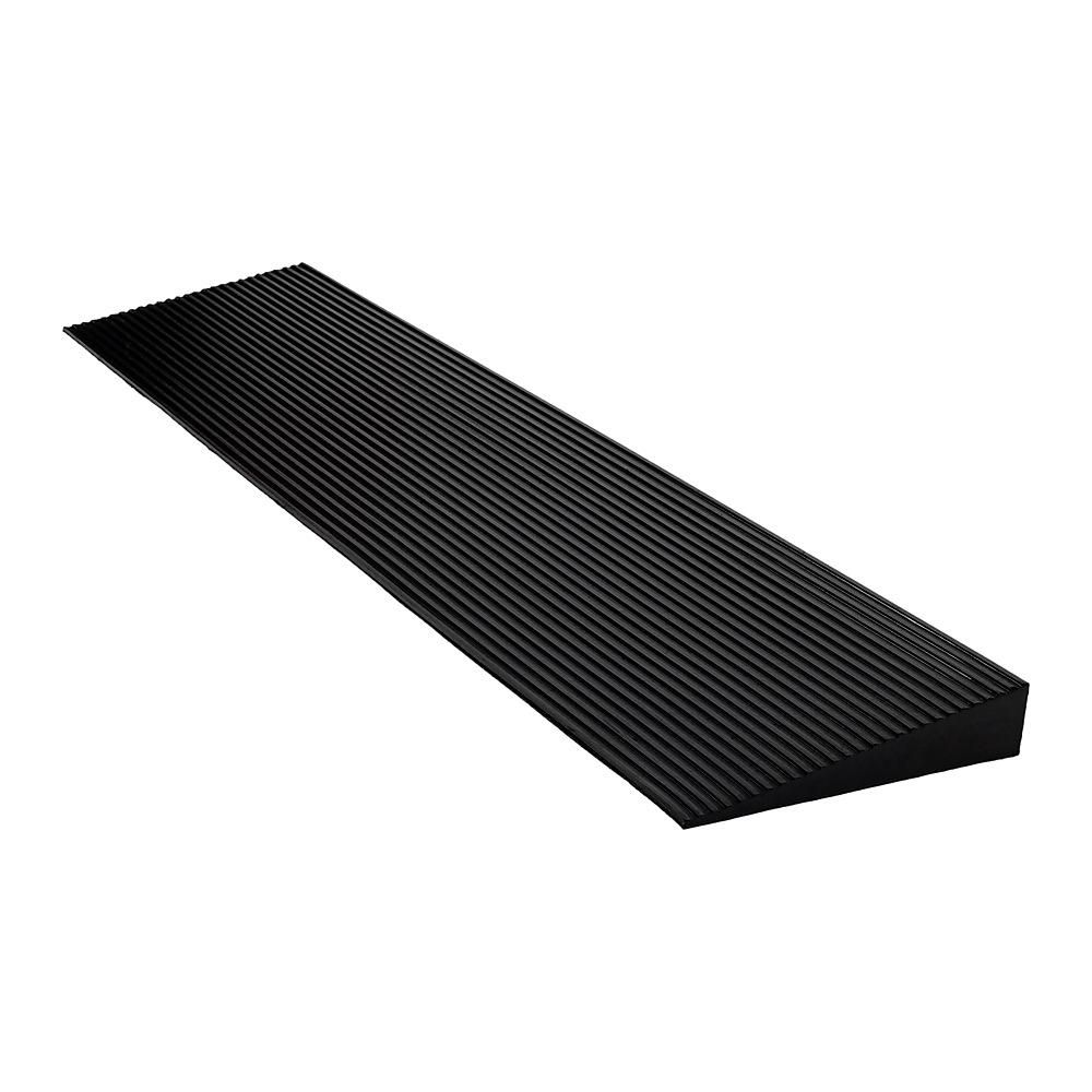 Cuttable Threshold Ramp Rubber Wheelchair Ramp Solid 4 cm Rise 90 cm Wide V63-849671