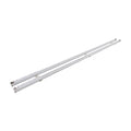 1.5m Double Curtain Tracks Aluminium Rail & Brackets For Both Curtain and Sheer with ceiling and wall V63-849681