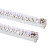 1.5m Double Curtain Tracks Aluminium Rail & Brackets For Both Curtain and Sheer with ceiling and wall V63-849681