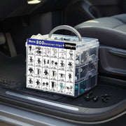 1000PCS Car Retainer Clips Auto Fasteners Push Trim Clips Pin Rivet Bumper Kit V63-850201