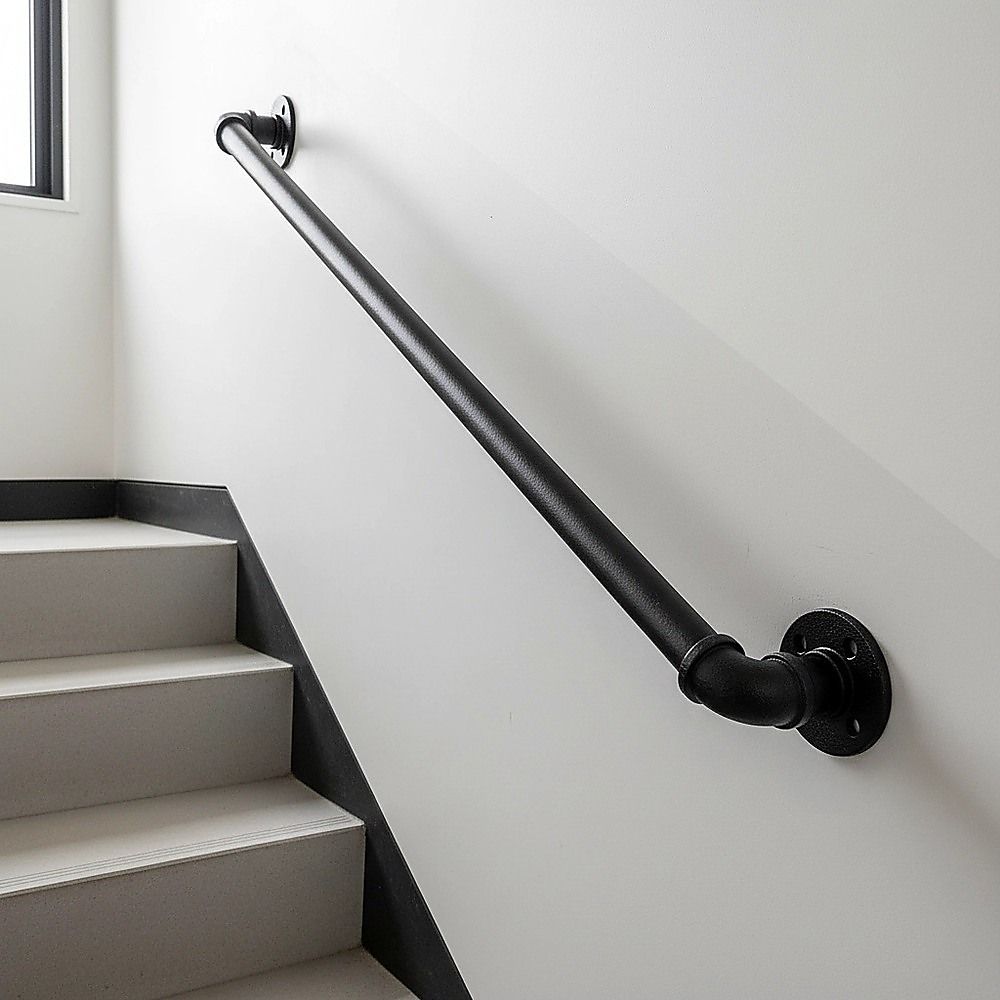 1m Handrail Stair Rail Grab Balustrade Staircase Banister + Installation Kit V63-850211