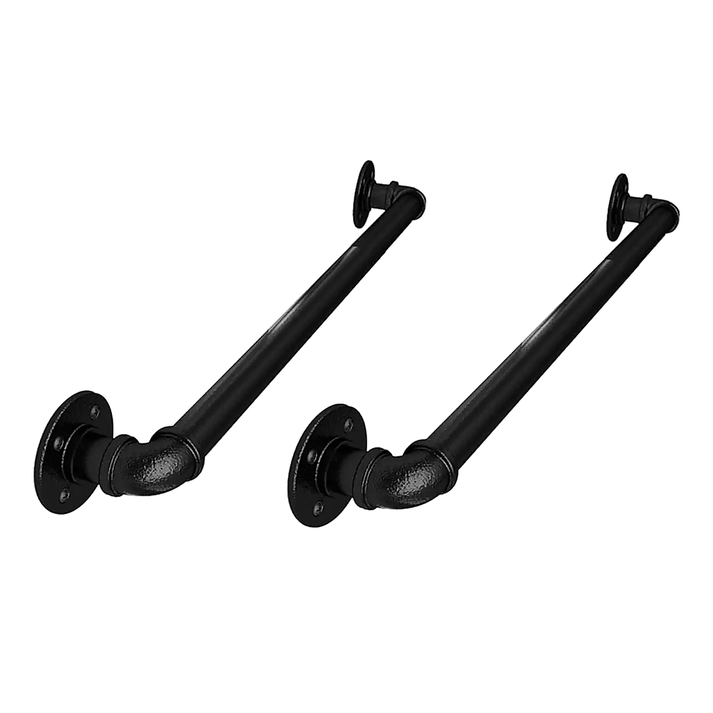 2m Handrail Stair Rail Grab Balustrade Staircase Banister + Installation Kit V63-850221