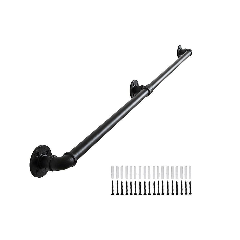 2m Handrail Stair Rail Grab Balustrade Staircase Banister + Installation Kit V63-850221