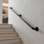 2m Handrail Stair Rail Grab Balustrade Staircase Banister + Installation Kit V63-850221
