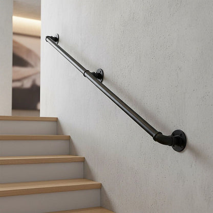 2m Handrail Stair Rail Grab Balustrade Staircase Banister + Installation Kit V63-850221
